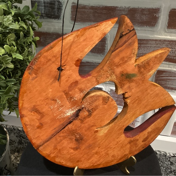 Solid Wood Crafted Sun, Moon, Star, Planet Wall Hang Decor Piece - Very Unique - Picture 6 of 9